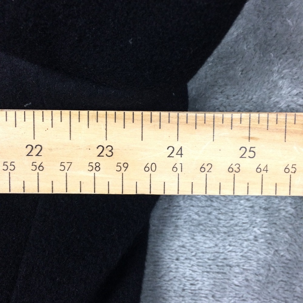Sanford Bryant Mens Blazer Angora Wool Sport Coat Solid Black Three Button‎ 46R - Picture 6 of 15